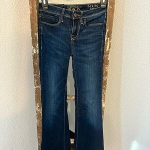 Buckle Black Flare Jeans